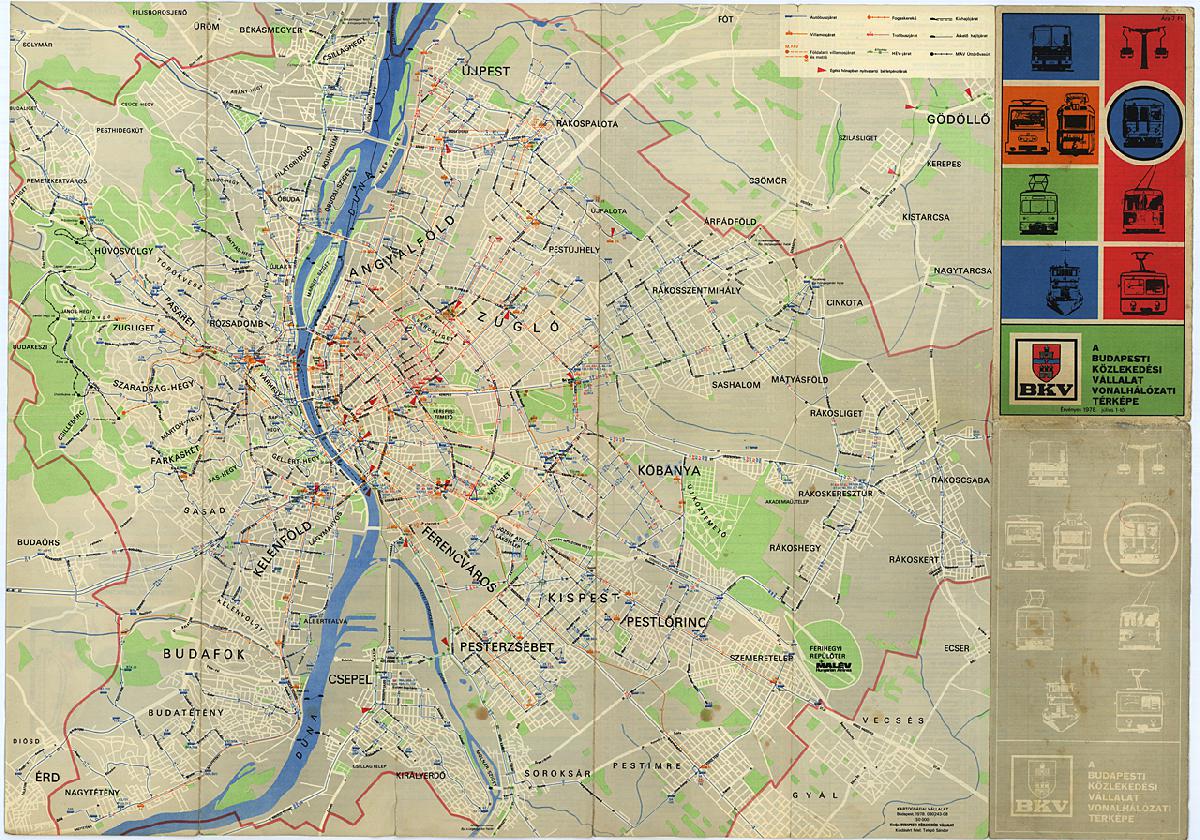 bkv vonalhálózati térkép IHO   Vasút   Újra van teljes vonalhálózati térkép Budapesten bkv vonalhálózati térkép