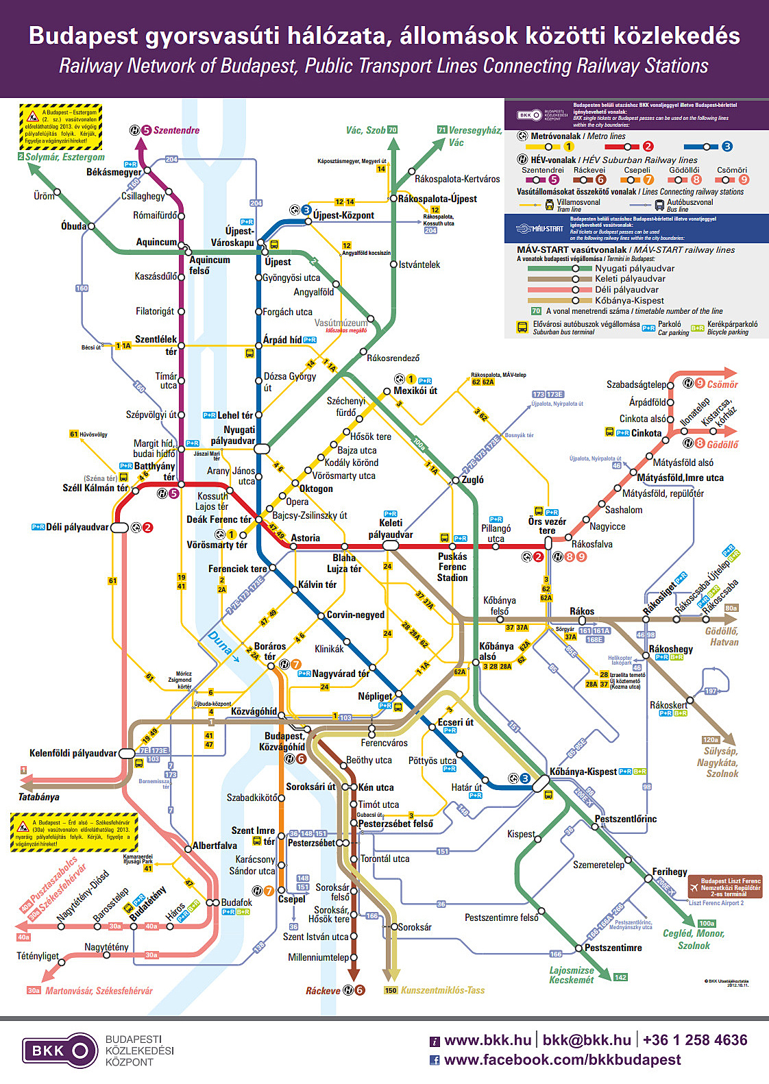 budapest vonalhálózati térkép IHO   Vasút   Újra van teljes vonalhálózati térkép Budapesten budapest vonalhálózati térkép