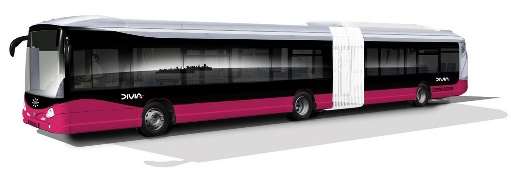 Az új buszok az új villamosokon megismert lila-fekete flottaszínt kapják