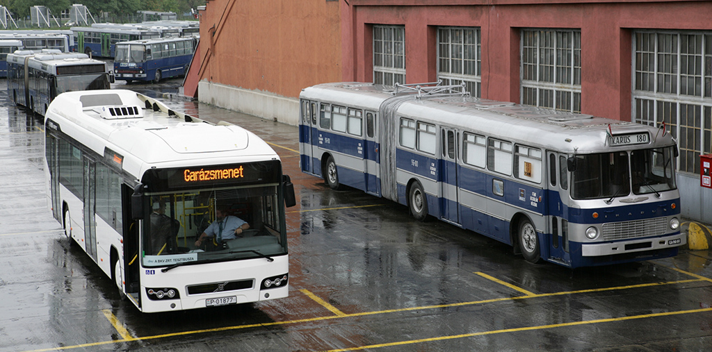 2011-ben fordult meg először Volvo 7700 Hybrid a BKV-nál, de csak hét évvel később jelent meg ismét Budapesten a típus, már használtan (fotó: BKV)