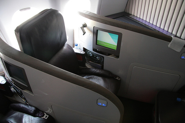 Virgin Atlantic upper class ülés