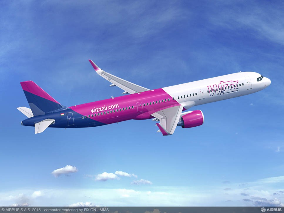 A Wizz pár héten belül forgalomba állíthatja első A321-es Airbusát<br>(látványterv: Airbus)
