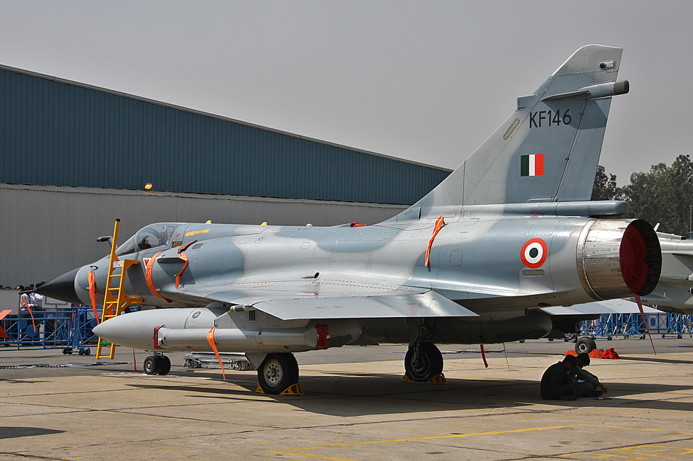 Indiai Mirage 2000H: a meglévő francia kapcsolat <br>(fotó: mamboccv.com)