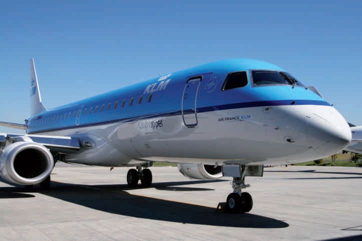 Embraer E-190: a rövidebb járatok alapgépe lesz <br>(fotó: KLM)