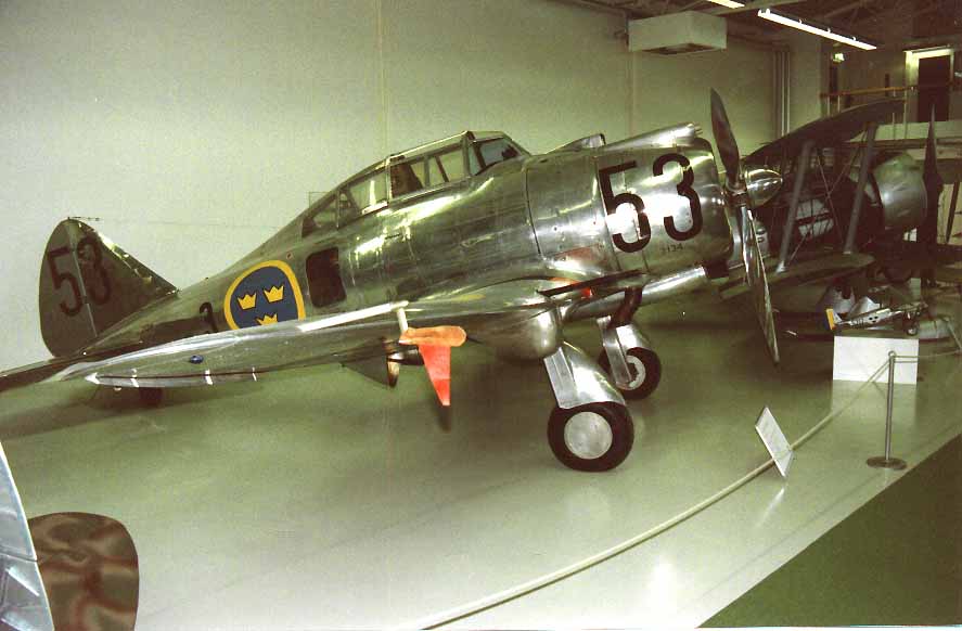 Linköping: a J9-es a svéd légierő múzeumában