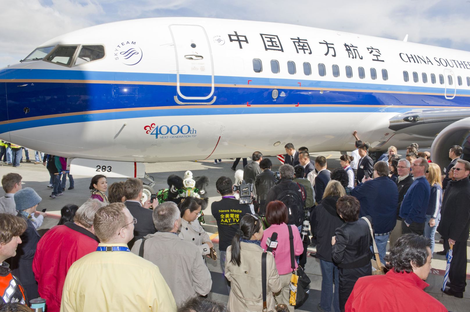 Egy kínai légitársaság, két vetélytárs: a China Southern vette át a négyezredik 737 NG-t...