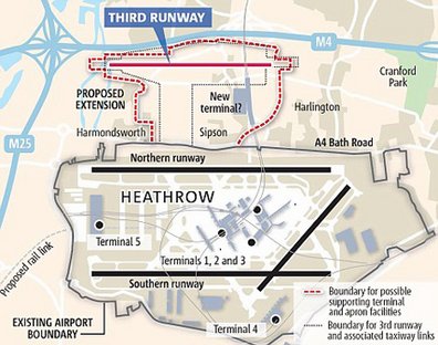 Tervek: Heathrow, harmadik pálya