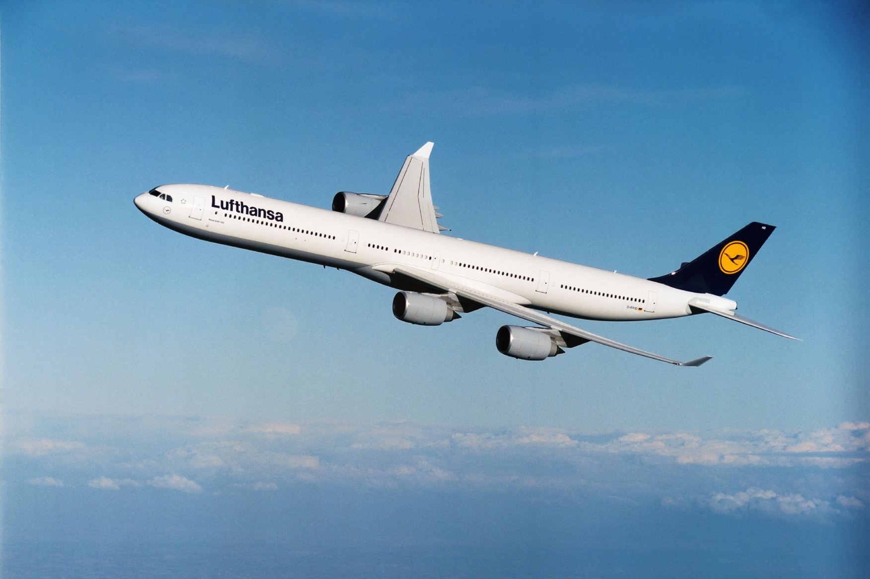 A Lufthansa egyik A340-ese <br>(fotó: Lufthansa)