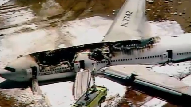 A 777-es balesete is a túlnyomó többség számára túlélhető volt, a tűz csak a földetérés után percekkel keletkezett
