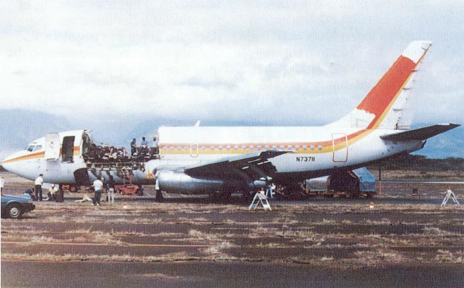 Az utasok körül hiányzott a gép: az Aloha balesete