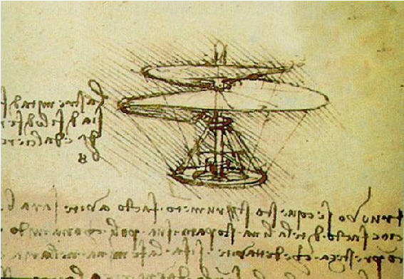 Leonardo tervét megpróbálták megépíteni, nemigen repült