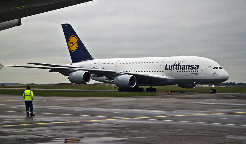 Lufthansa A380-as: nagy befogadóképesség négy hajtóművel