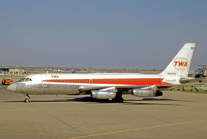 A TWA színeiben is elsősorban az Államokon belüli járatokat repült