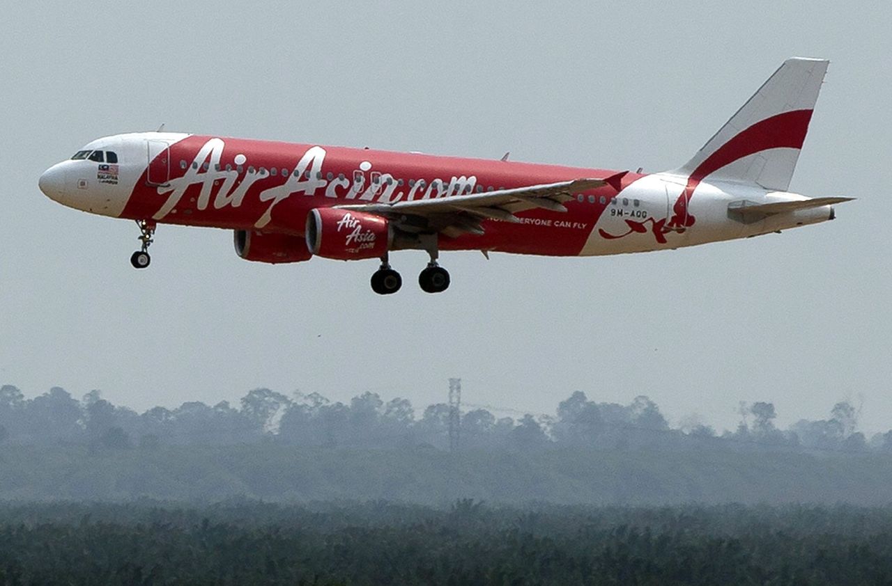 Az eltűnt géphez hasonló A320-as az AirAsia flottájából