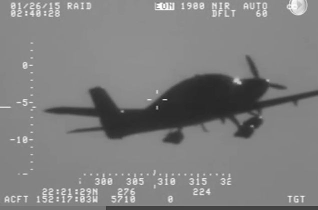 A Cirrus a Coast Guard helikopteréről, amikor még forgott a légcsavar...