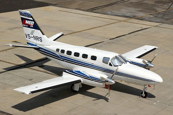 A balesetet szenvedett Cessna Conquest II