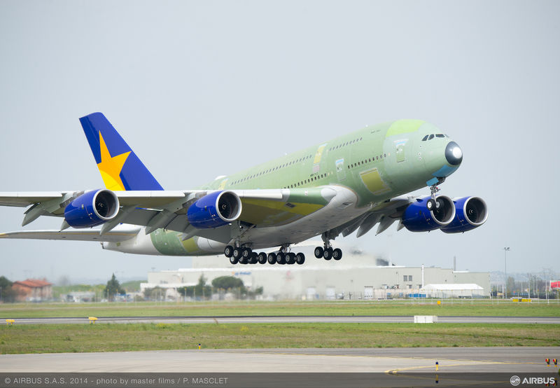 Az első Skymark A380-as repült már, amikor lefújták az üzletet: ez lesz az egyik ANA-gép?