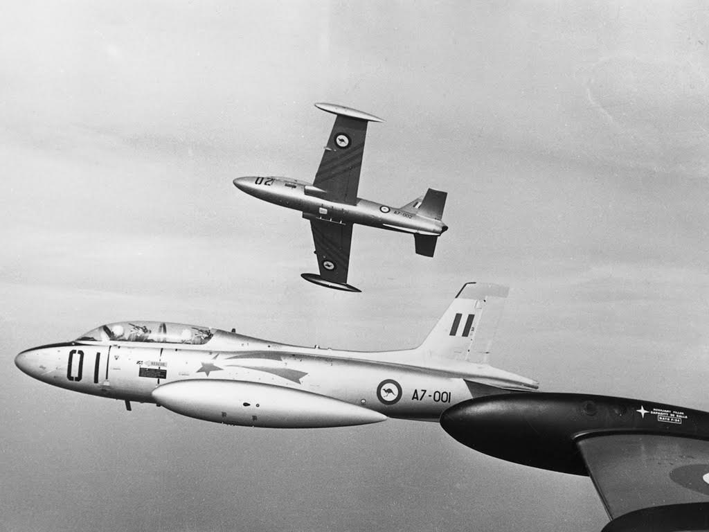 Ausztrál MB.326-osok a '60-as évek végén <br>(fotó: Finmeccanica archív)