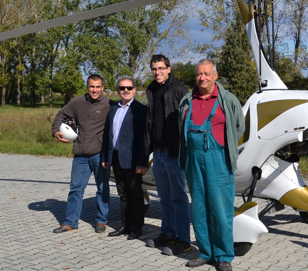 A Skycruiser-csapat vezérei, balról jobbra: Mészáros József, Árgyelán Aurél, Varga László és Waszlavik Miklós
