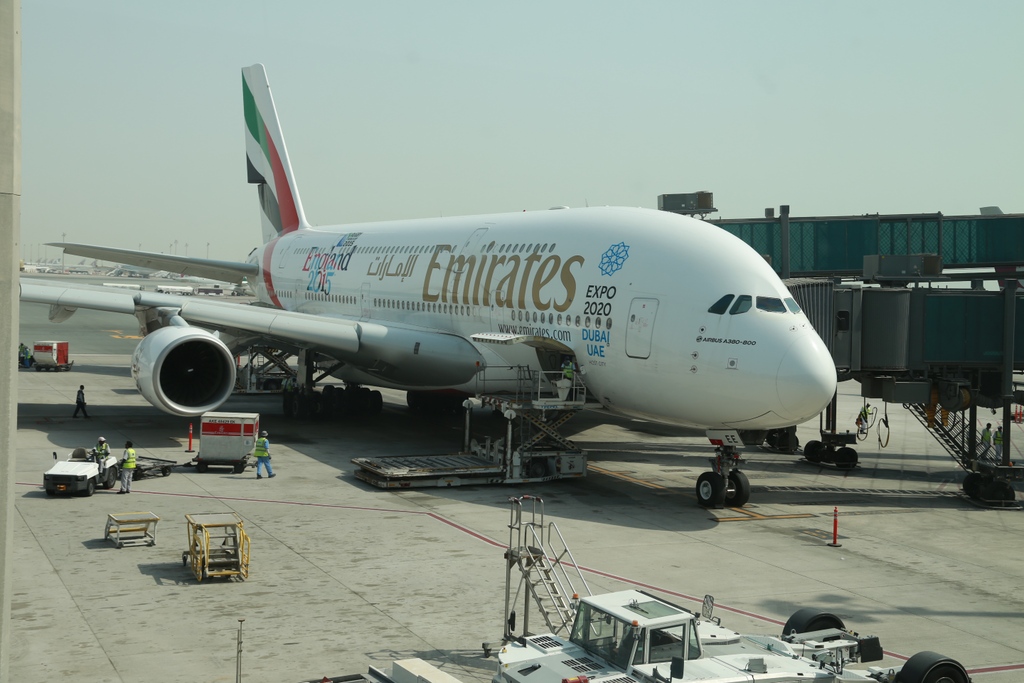 Tavaly egy muzulmán ünnep alkalmával már járt Emirates 380-as Dohában