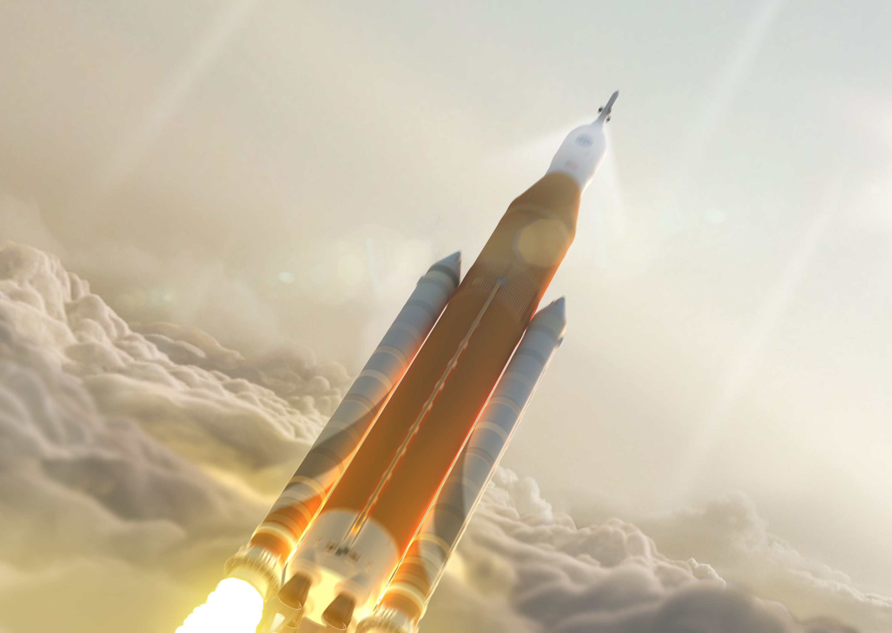 A Space Launch System tervezett óriásrakétája