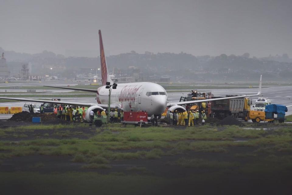 Ahogy a történet kezdődött: a túlfutott Spicejet 737-es