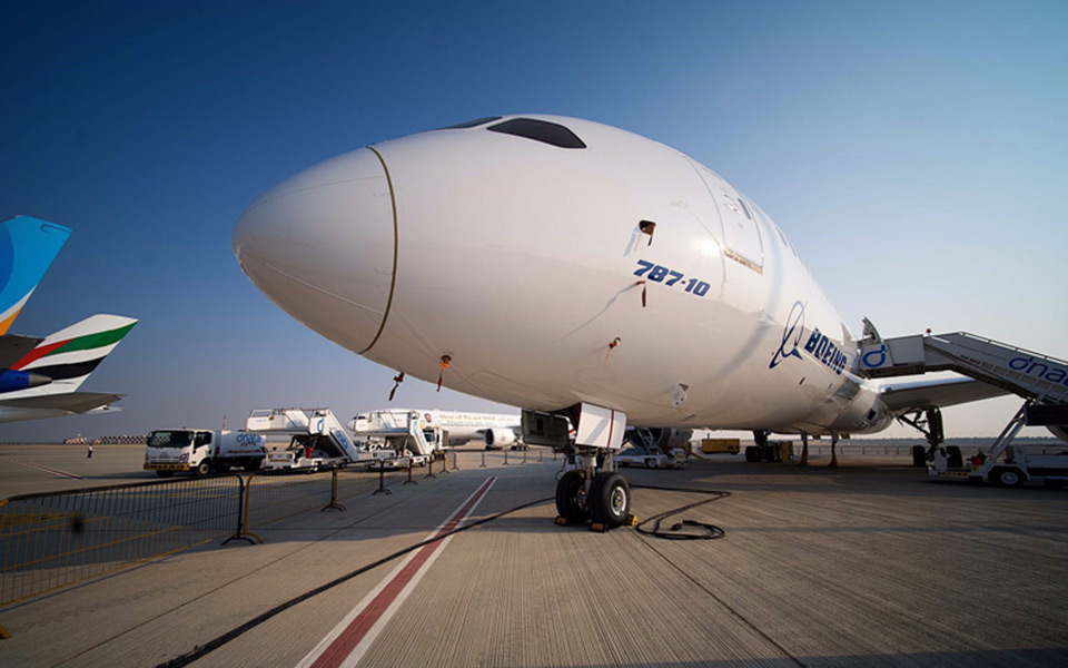 787-10-es prototípus a dubai betonon: a Boeing elégedett (fotó: Boeing)