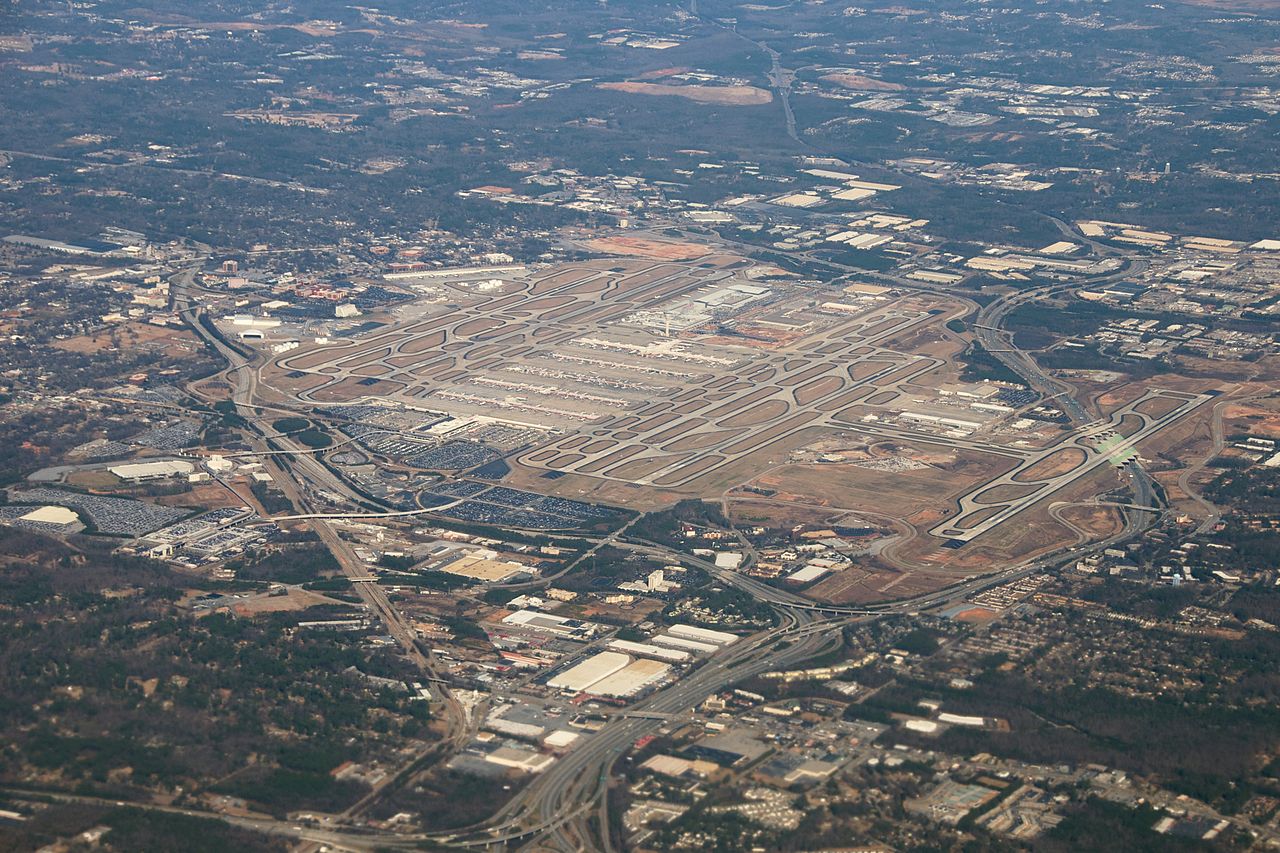 Atlanta104 milliós repülőtere a levegőből