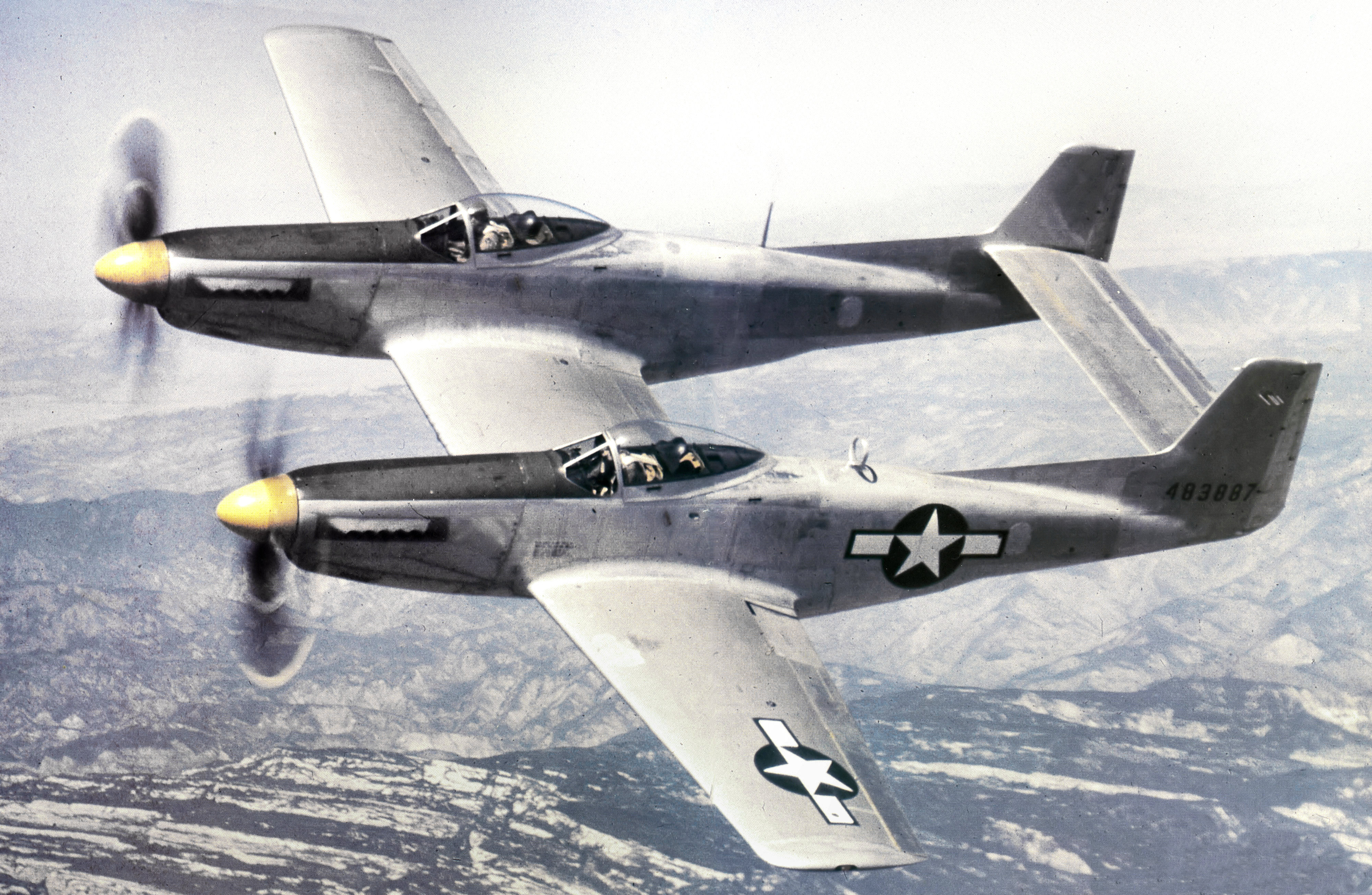 Az első repülő prototípus 1945-ben... (fotó: US Air Force) 