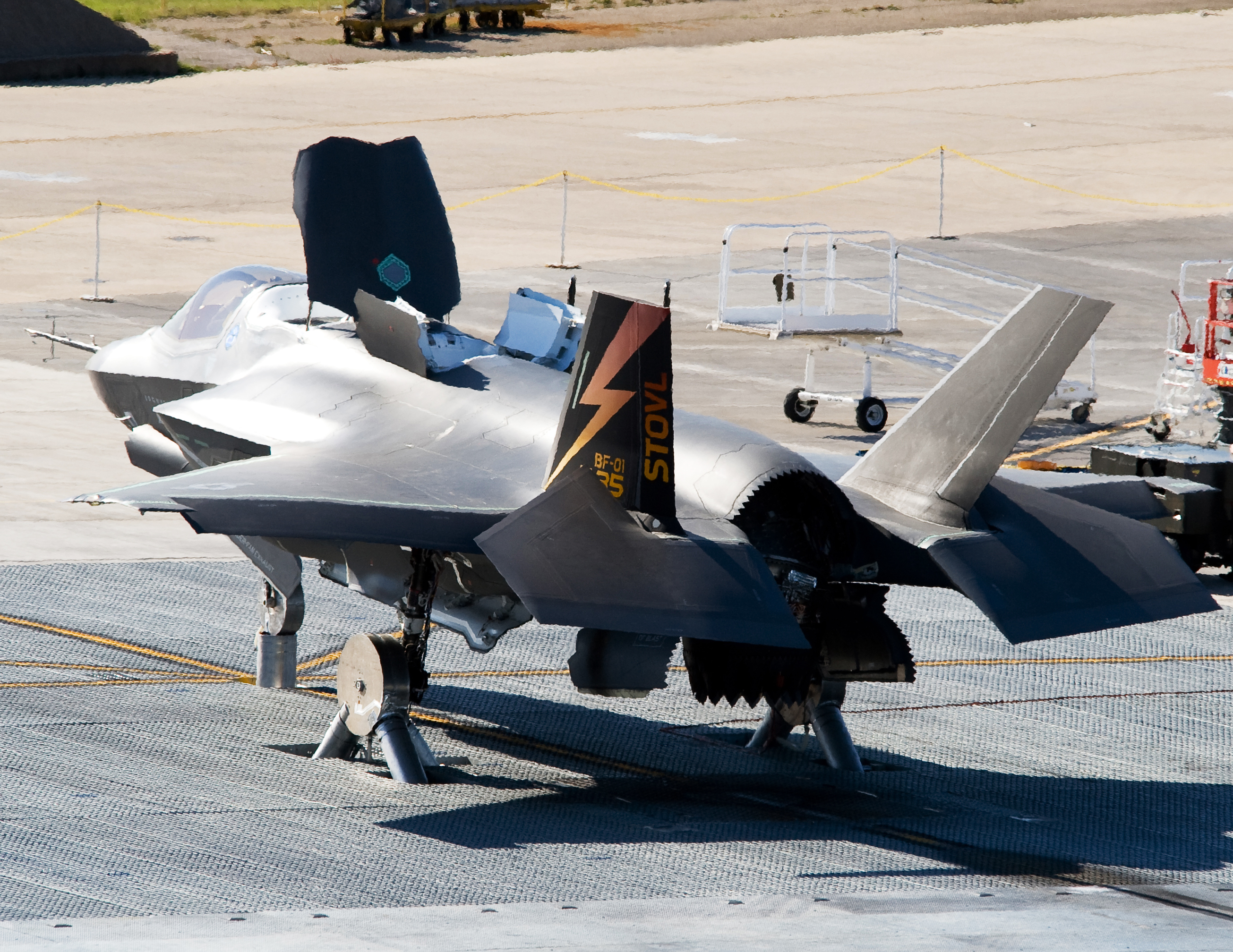 F-35B a tesztelés során (fotó: justinwrites.files.wordpress.com)