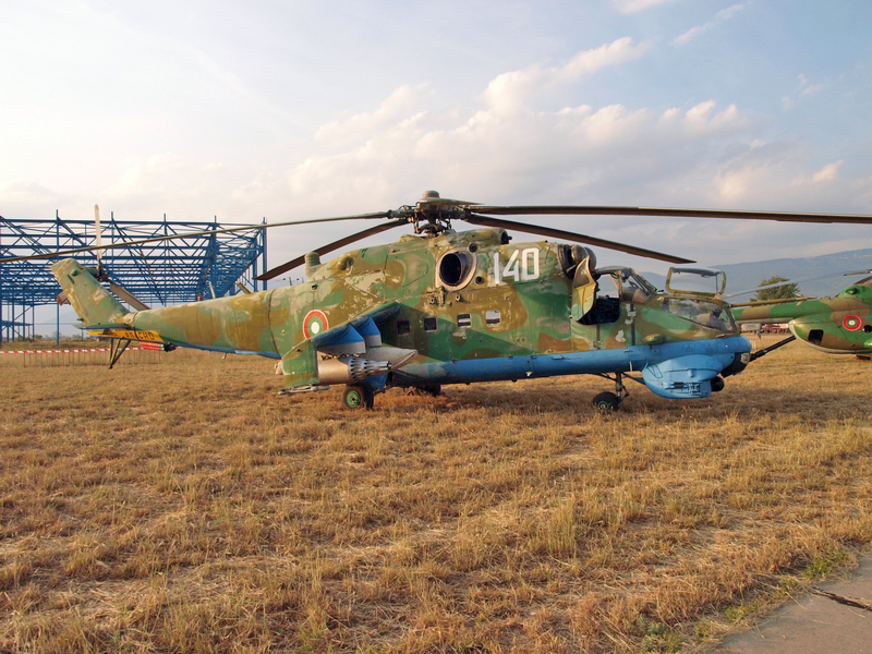 Ez a megkopott Mi-24-es vagy bontóban, vagy jobb esetben múzeumban végzi