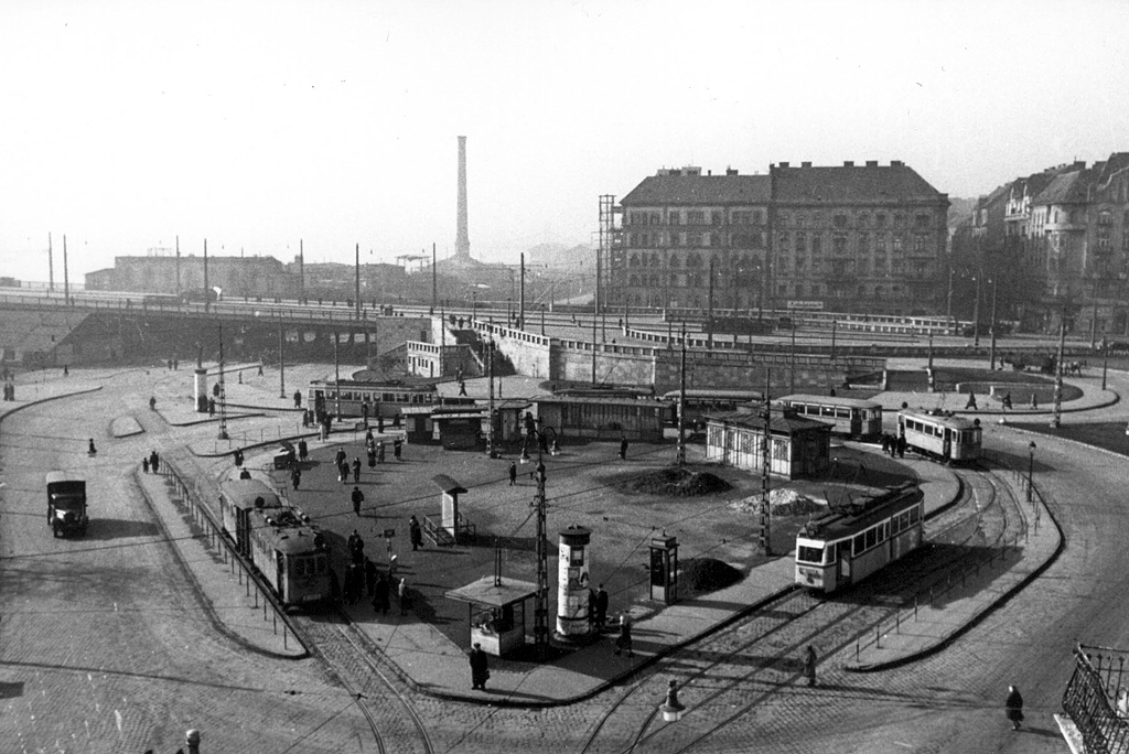 A Boráros téri végállomás 1954 után