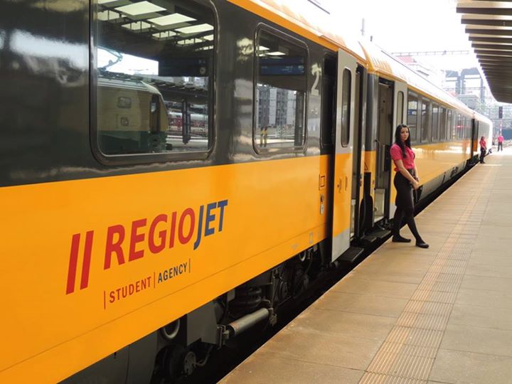 A Regiojet vonatain is ausztriai second hand kocsik uralkodnak