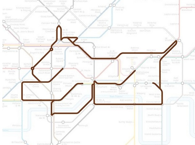 Állatok a londoni metróban<br>A képre kattintva galéria nyílik!<br>1. Kutya