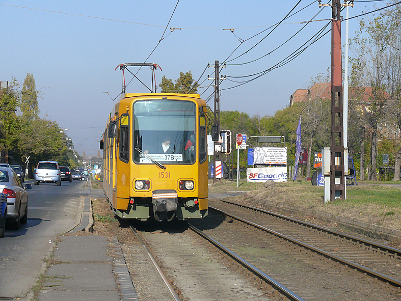 A 37B villamos idén is közlekedik a Keleti pályaudvartól az Új köztemetőig<br>(Kemsei Zoltán felvételei)