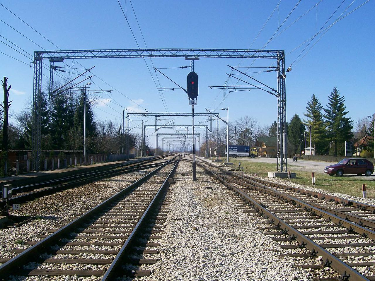 Megújulhat a Zágrábtól a felvételen látható Savski Marof állomásig tartó vasúti pálya Horvátországban (kép forrása: Wikipedia)