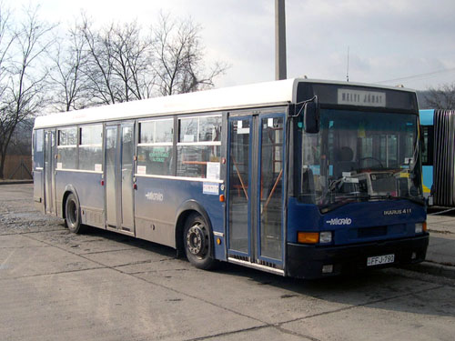 A BKV kivitelű 411-es Salgótarjánban