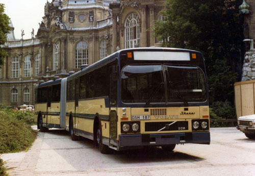 Volvo alvázas IK196-os a Vajdahunyad várban