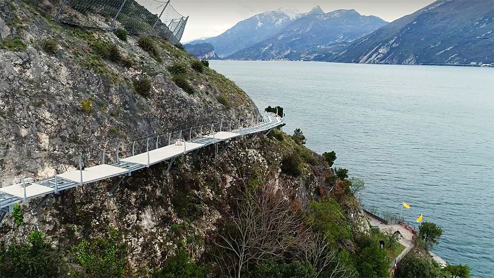 A Garda-tó körül kialakított 140 kilométer hosszú kerékpárútnak lesznek nehezebb szakaszai is, de alapvetően turistaútnak szánják