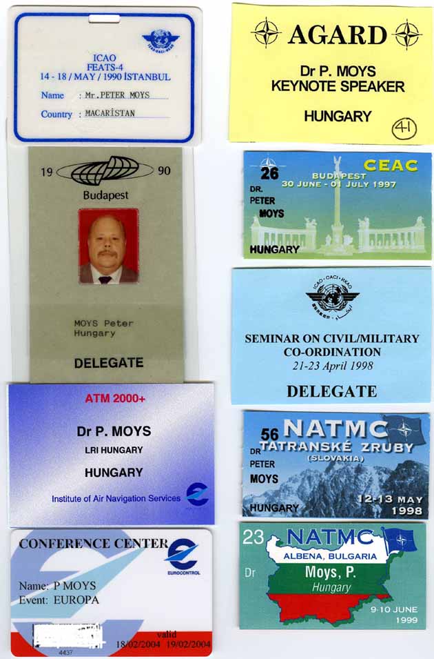 Egy csokorra való a nemzetközi légiforgalmi értekezletek részvételi névjegyeiből 1990–2004