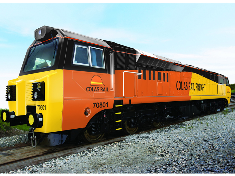 A Colas Rail a GE mozdonyaitól kapacitásbeli és teljesítménybeli növekedést vár<br>(látványterv: Colas Rail)