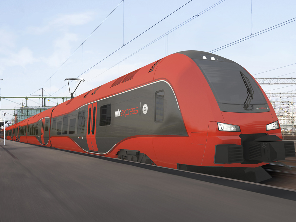 2014 végétől már az MTR Nordic modern és kényelmes intercity-Flirtjeit is választhatja az, aki Stockholm és Göteborg között szeretne utazni<br>(látványterv: MTR)