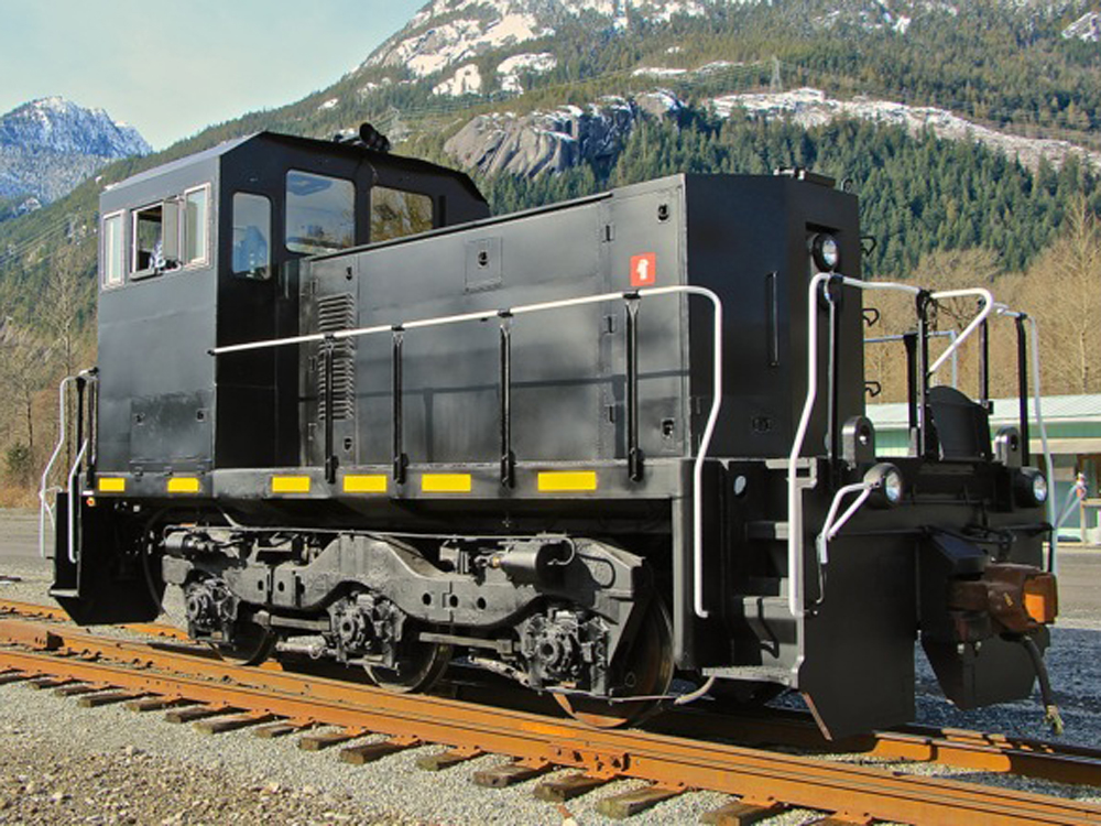 A kanadai TractivePower agilisra és könnyen üzemeltethetőre építette meg háromtengelyes tolatódízelét<br>(forrás: Railway Gazette)