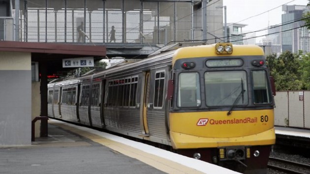 A Queensland Rail egyik szerelvénye<br>(fotó: The Courier-Mail)