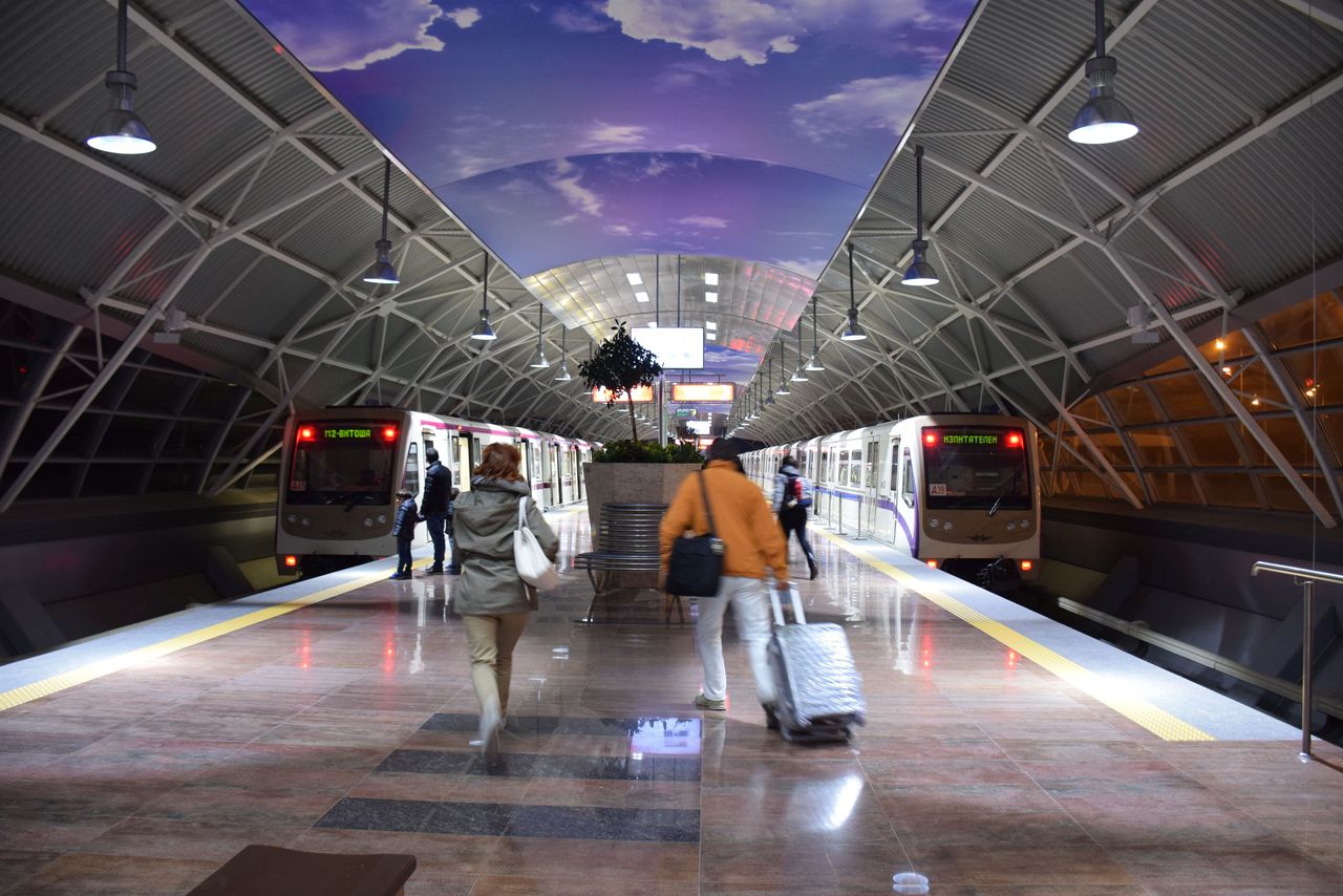 A szófiai metró 2015-ben megnyílt repülőtéri végállomása
