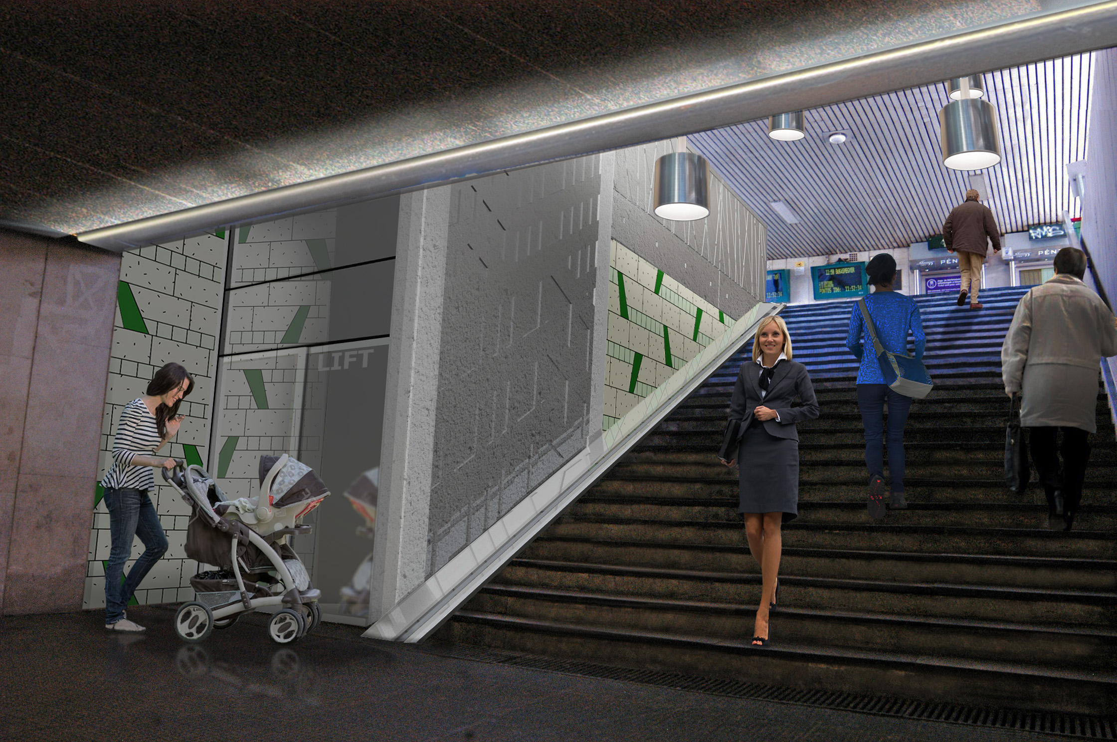 Ez a felvonó sem a metróban fog épülni, hanem a békásmegyeri HÉV_megállóban