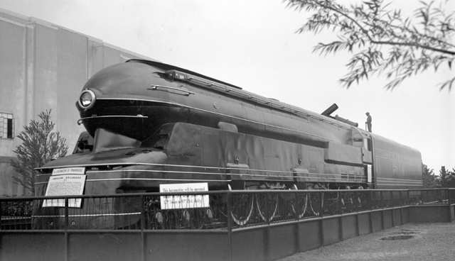 Az első és egyetlen S1-es az 1939-es New York-i világkiállításon<br>(forrás: crestlineprr.com)
