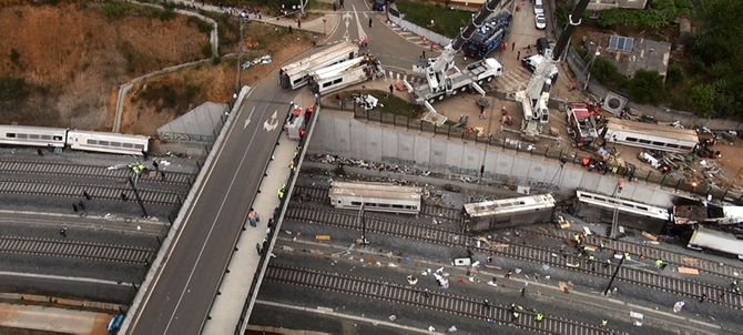 A tavalyi rosszabb eredményben közrejátszott többek között a hetvenkilenc halálos áldozatot követelő spanyol vonatkatasztrófa<br>(fotó: CTV News)