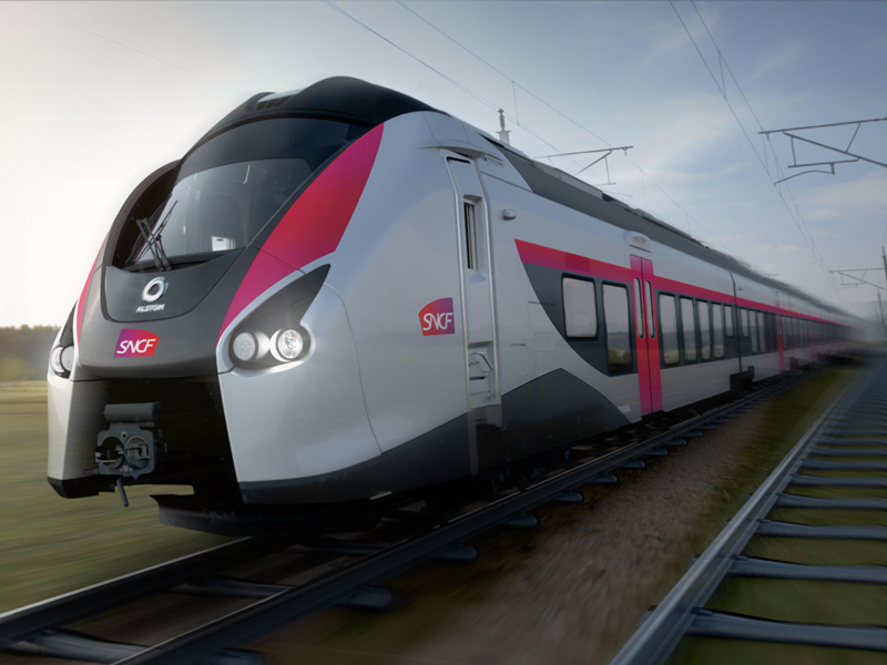 Az algériai Coradia Linerek az SNCF szerelvényeihez nagyon hasonlóak lesznek a gyártó Alstom szerint<br>(látványterv: Alstom)