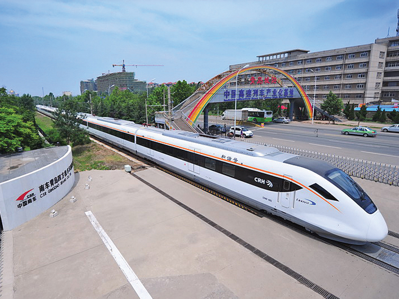 A CSR Sifang CRH6-kódú Cinova-vonatai a rövidtávú intercity-verzió után már elővárosi kivitelben is elérhetőek<br>(forrás: Railway Gazette)